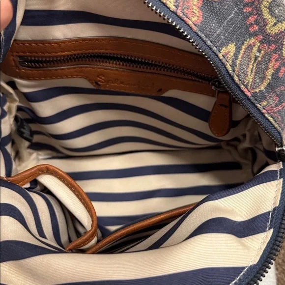 Splendid Floral Patterned Canvas mini backpack - Picture 7 of 8